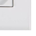 conjunto tomada simples 2p+t com interruptor duplo de embutir tramontina liz 250v 10a branco (mp)