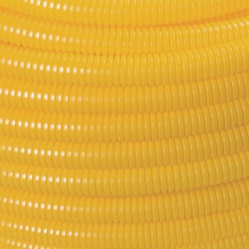 conduíte flexível corrugado tramontina leve 20mm 1/2 amarelo 50 metros (mp)