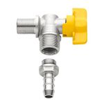 registro esférico 90° para gás blukit 1/2 bsp x 1/2 (mp)