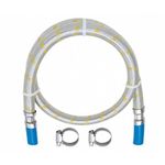 ligação flexível de gás para espigão blukit 1,2m aço inox (mp)