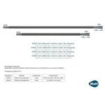 mangueira de saída extensiva sanfonada blukit para máquina de lavar roupas e lava-louças 2,20m (mp)