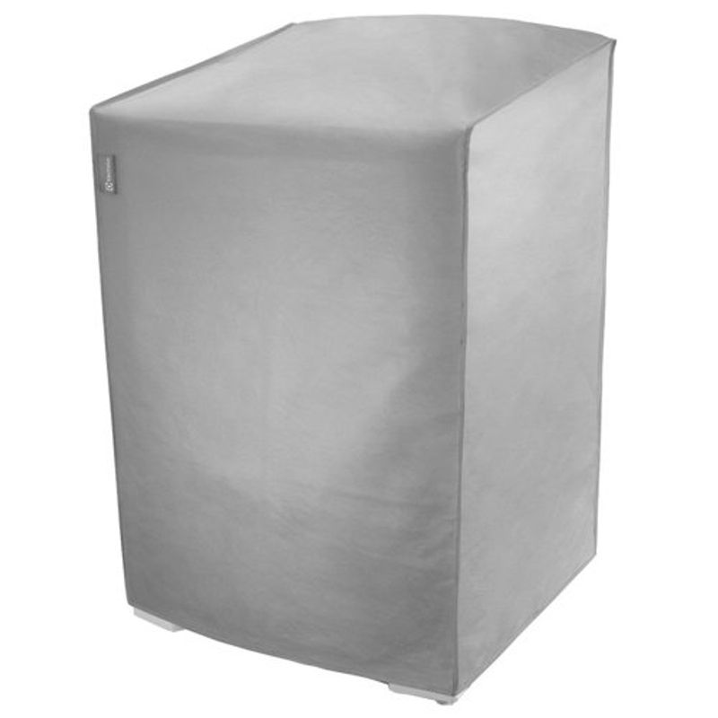 capa electrolux para lavadoras de 10kg a 16kg cor cinza
