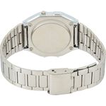 relógio de pulso casio vintage digital unissex prata a159wa-n1df