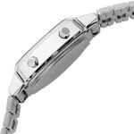 relógio feminino casio vintage digital prata la670wa-7