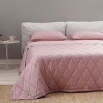 edredom queen buddemeyer basic percalle 250/240 rosa