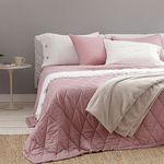 edredom queen buddemeyer basic percalle 250/240 rosa