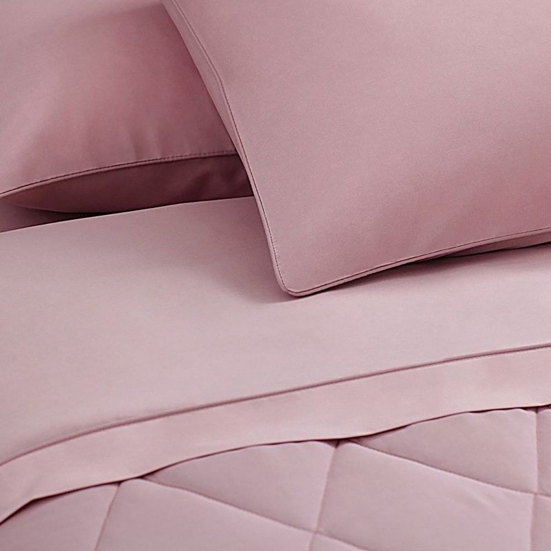 edredom queen buddemeyer basic percalle 250/240 rosa