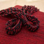 rede de dormir jeans life vinho com preto