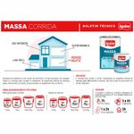 massa corrida balde 5,4kg iquine (mp)