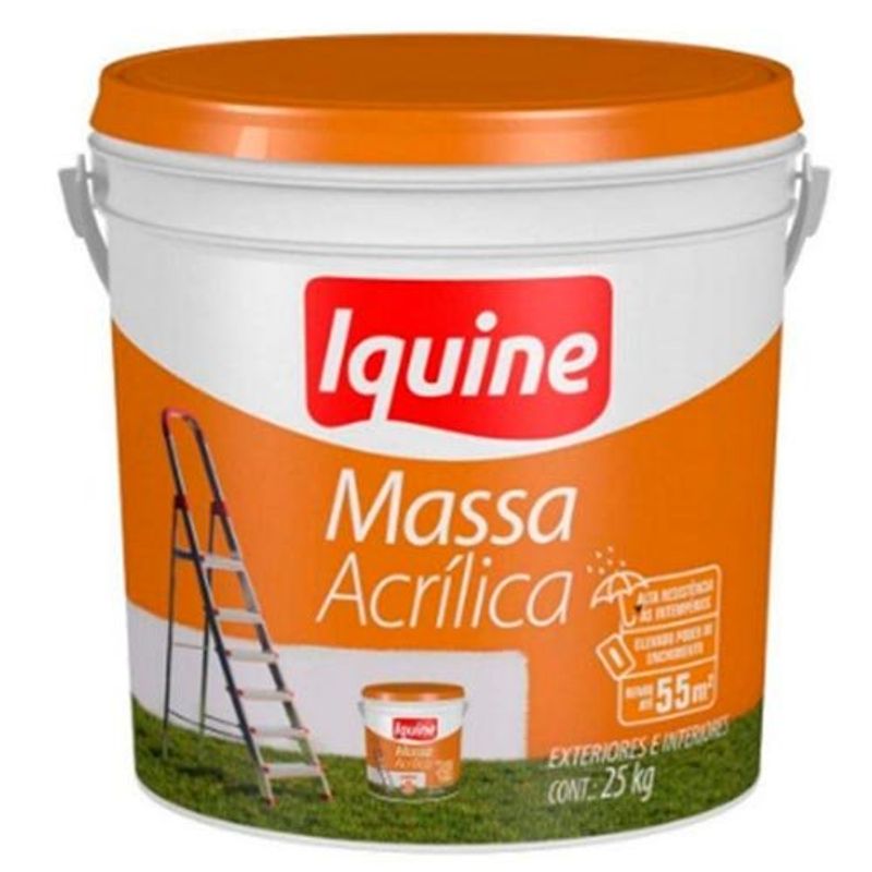 massa acrílica 25kg iquine (mp)