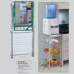 mesa desmontável para bebedouro com cesto utimil cr436