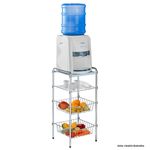 mesa desmontável para bebedouro com cesto utimil cr436