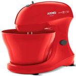 batedeira arno chef 400w, 5 litros, vermelha - sm02