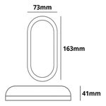 arandela tartaruga taschibra force led branco (mp)