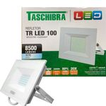 refletor led taschibra 100w cor branco luz branca tr 16329 (mp)