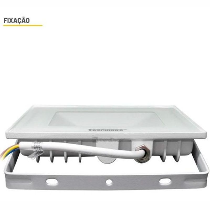 refletor led taschibra 100w cor branco luz branca tr 16329 (mp)