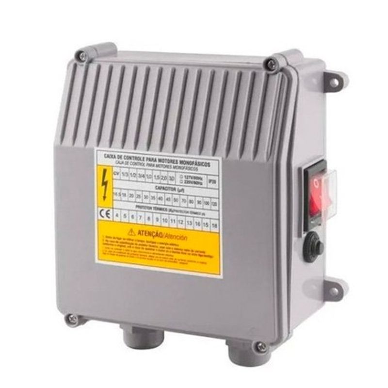 bomba submersa monofásica thebe com control box inox 1/2 cv 220v 33tsm2/10 (mp)