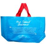 sacola ecobag sustentável lat9966 bemol azul