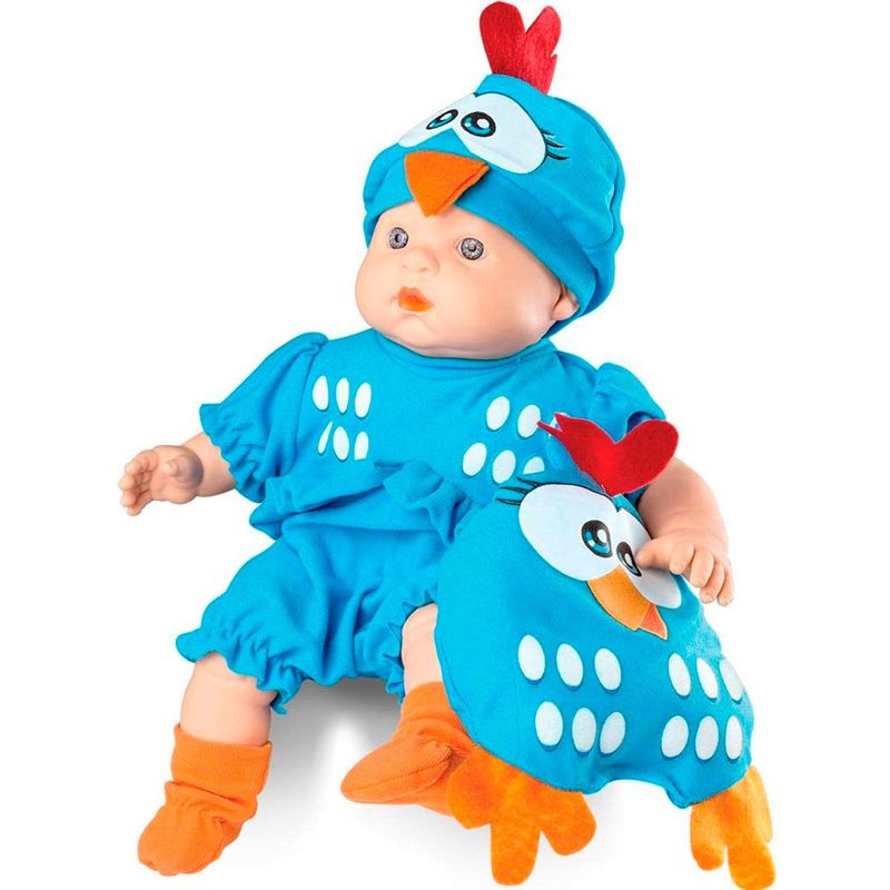 boneca roma galinha pintadinha mini meu bebê 5604