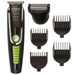 máquina de cortar cabelo e aparador de pelos mondial body groom bg-04, bivolt, preto e verde