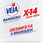 limpador para banheiro veja x-14 tira limo 500ml