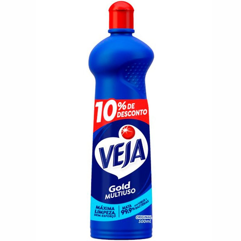 limpador multiuso veja gold original squeeze 500ml