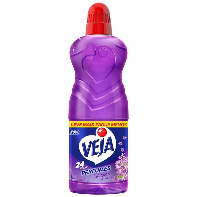 limpador perfumado veja perfumes lavanda da frança 1 litro