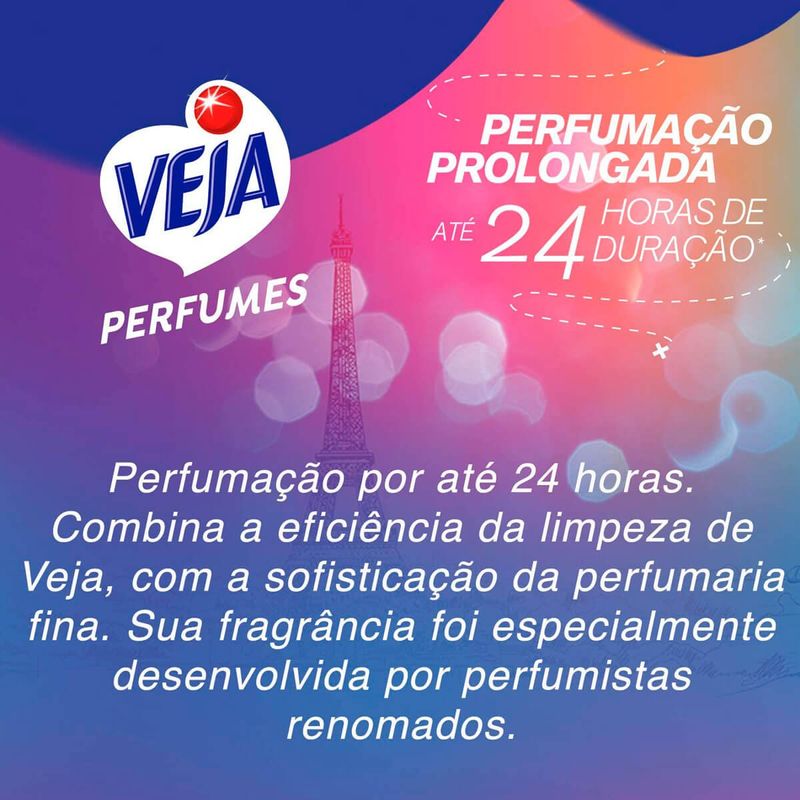 limpador perfumado veja perfumes lavanda da frança 1 litro
