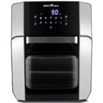 fritadeira elétrica britânia air fry oven, 12 litros, 127v, 1800w, preta - bfr2100p
