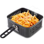 fritadeira elétrica britânia air fry oven, 12 litros, 127v, 1800w, preta - bfr2100p