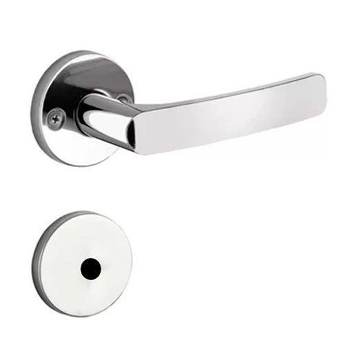 Fechadura Reta Para Banheiro 40x53 Soprano Paliway Roseta Redonda