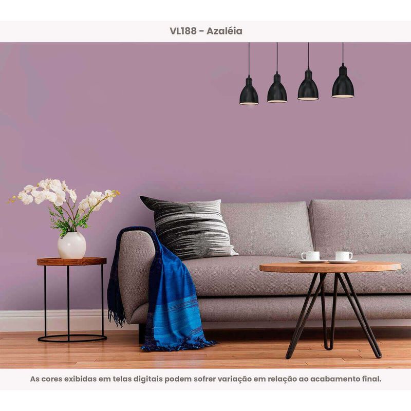 tinta acrílica vitória régia econômica fosco azaleia 3,6 litros (mp)