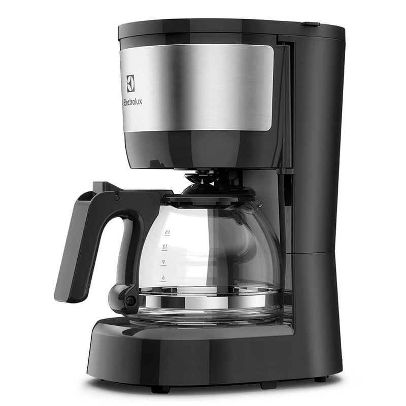 cafeteira elétrica electrolux efficient, capacidade 15 xícaras, preto - ecm10