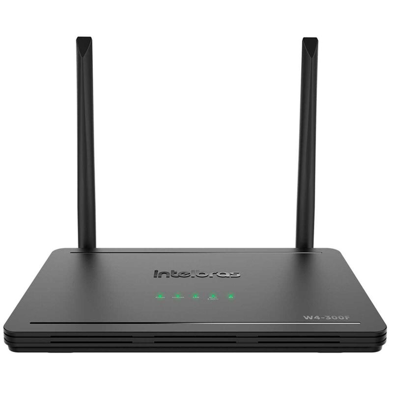 roteador wireless intelbras wi-force preto w4-300f