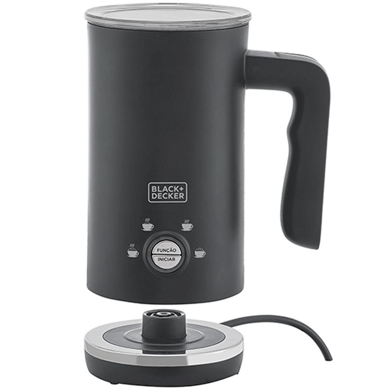 espumador de leite black+decker 4 funções 127v preto - el500