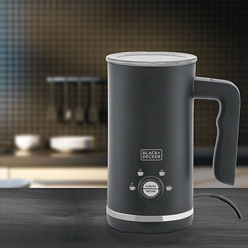 espumador de leite black+decker 4 funções 127v preto - el500