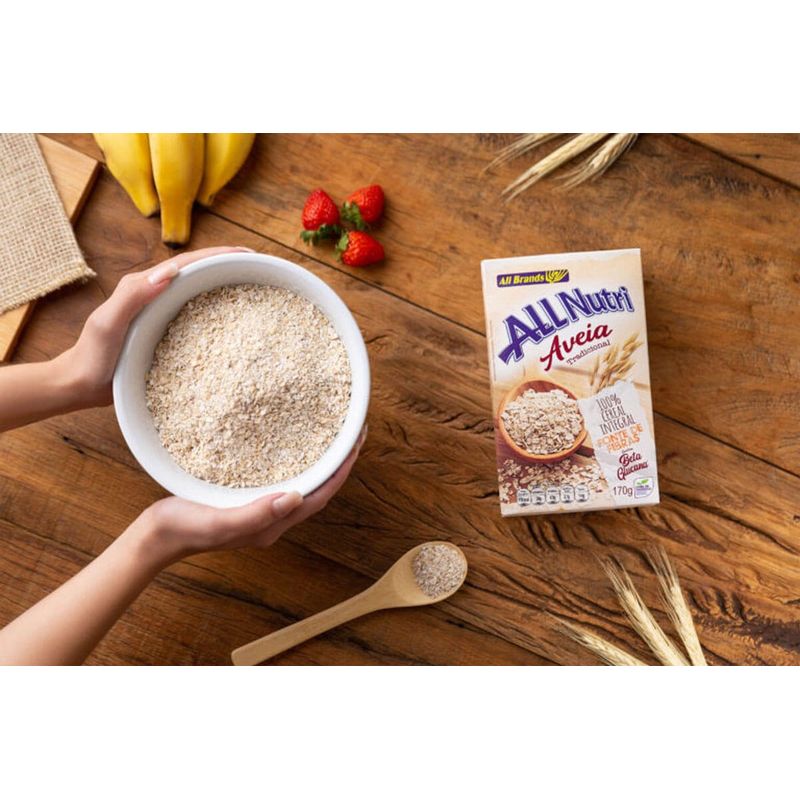 aveia em flocos tradicional allnutri 170g