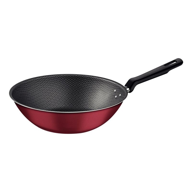 frigideira tramontina wok loreto vermelho 20395728