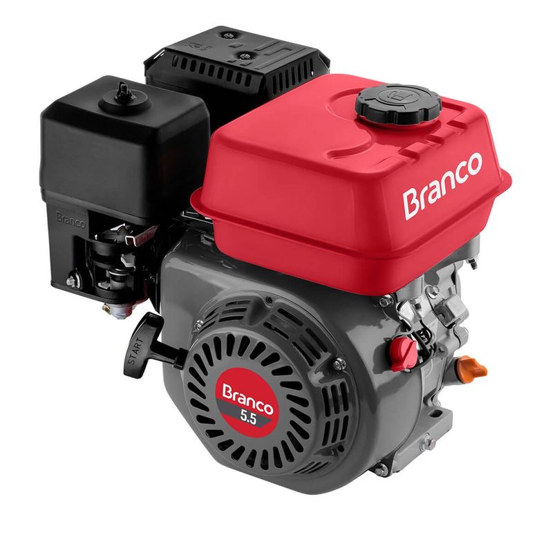 motor branco estacionário a gasolina partida manual 5,5cv b4t-5.5h (mp)
