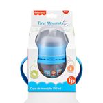 copo de transição tommee tippee fisher-price first moments 150ml azul - bb1055