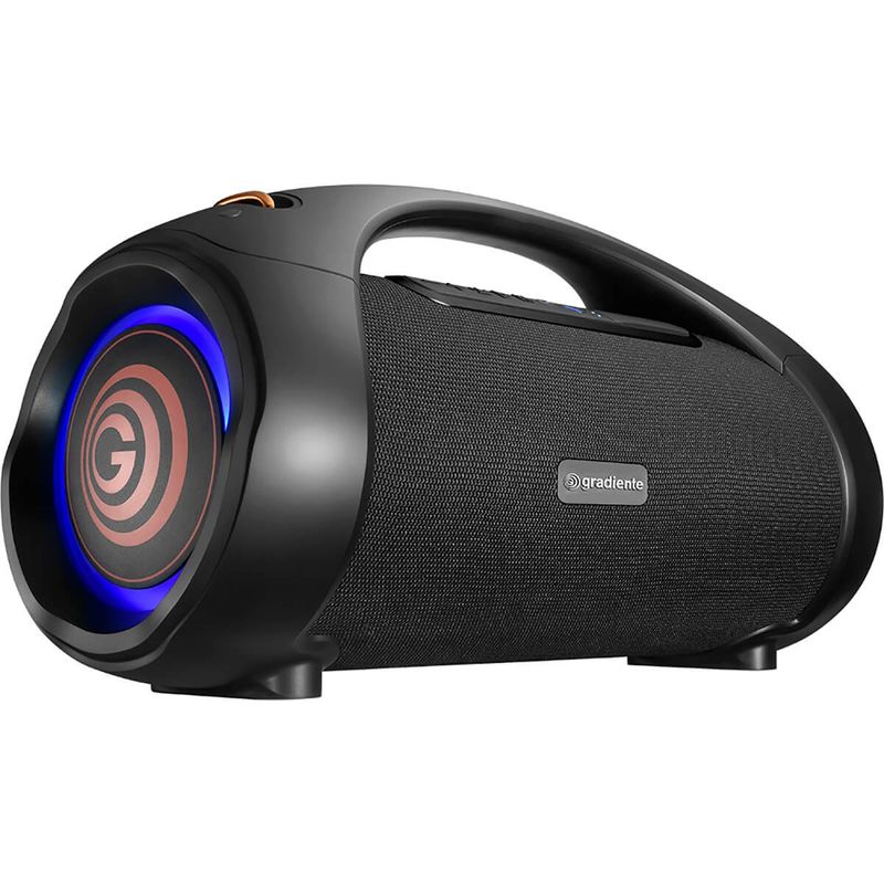 caixa de som bluetooth boombox intense gradiente 100w gsp300 (mp)