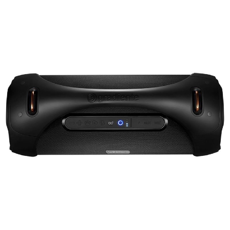 caixa de som bluetooth boombox intense gradiente 100w gsp300 (mp)