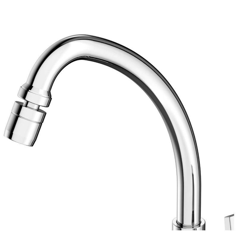 torneira celite like para cozinha de mesa com bica móvel e arejador articulado cromado (mp)