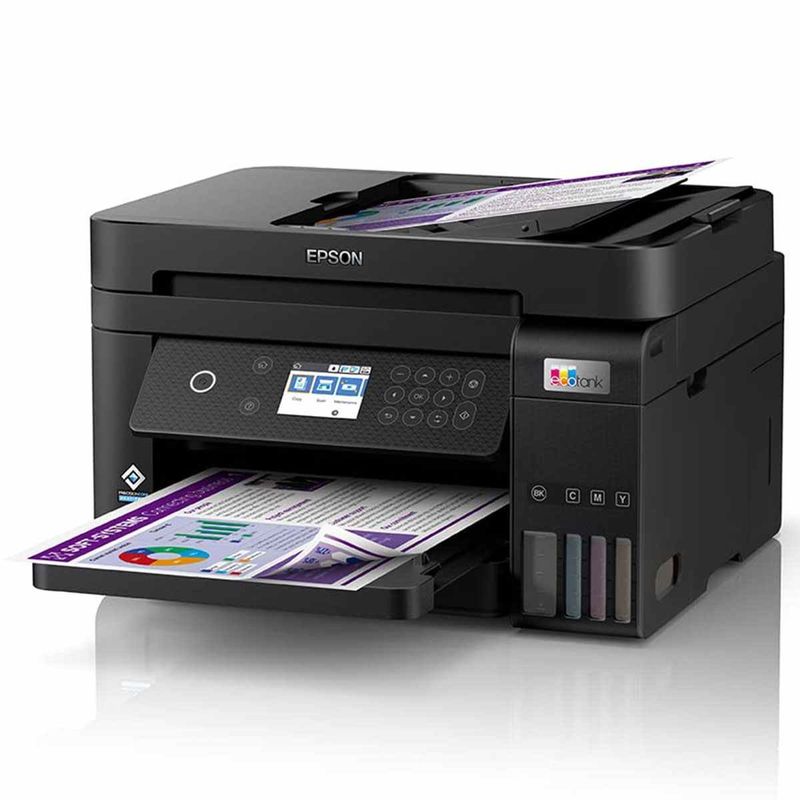 multifuncional epson ecotank l6270 duplex com wi-fi, ethernet e usb