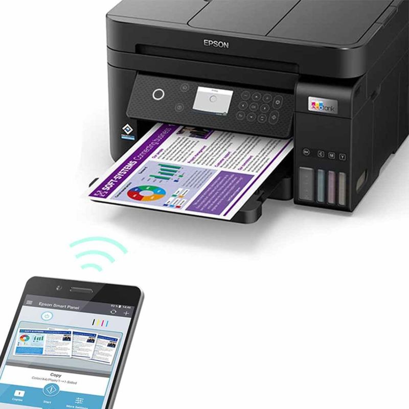multifuncional epson ecotank l6270 duplex com wi-fi, ethernet e usb