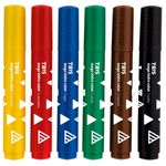 caneta hidrocor tris ponta super jumbo mega hidro color 6 cores - 603247