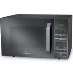 micro-ondas midea 35 litros display digital 127v cinza mxsa35s1