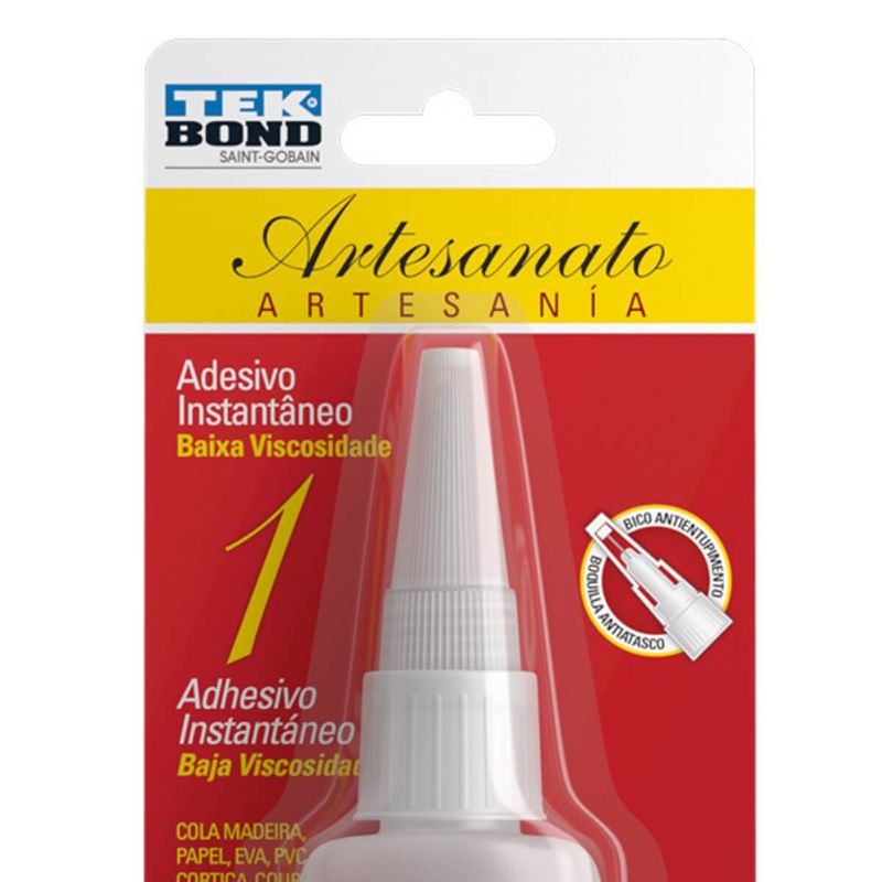 adesivo instantâneo tekbond artesanato n1 blister 20g (mp)