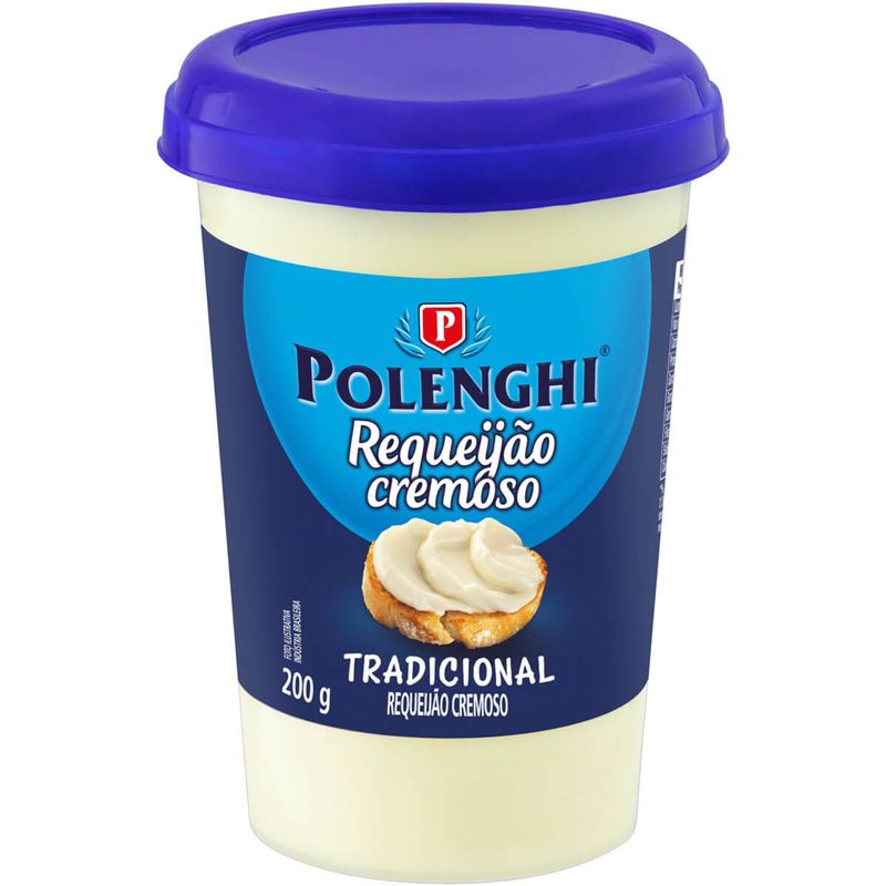 requeijão cremoso tradicional polenghi copo 200g