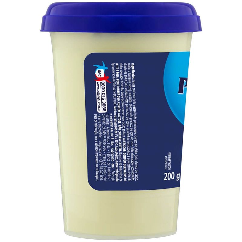 requeijão cremoso tradicional polenghi copo 200g